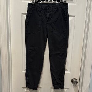 EUC - Banana Republic - Dark Gray Joggers with Zippers - Women - sz 6 Petite